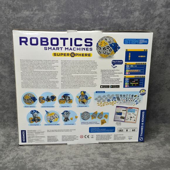 Thames & Kosmos Robotics Smart Machines Super Sphere STEM Experiment Kit Robot - Picture 6 of 15